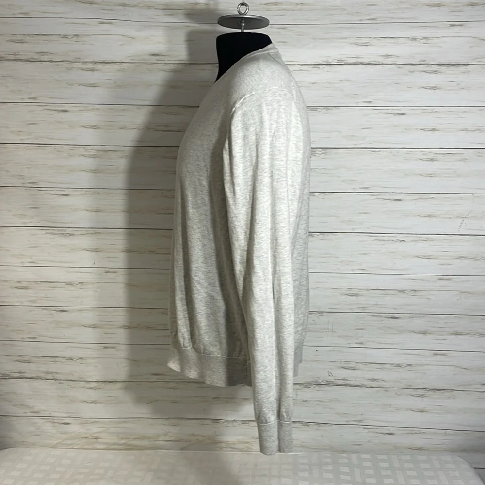 Bowen & Wright V Neck Wool Blend Sweater Men's Size XL